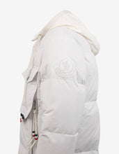 Load image into Gallery viewer, Trient White Nylon Down Jacket