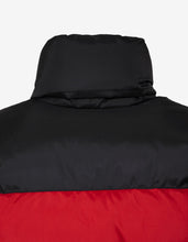 Load image into Gallery viewer, Red & Black Stripe Down Coat -