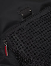 Load image into Gallery viewer, Backloubi Black Nylon Spikes Backpack