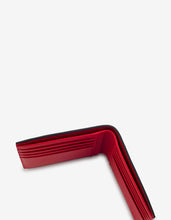 Load image into Gallery viewer, Coolcard Sneakers Sole Black & Red Billfold Wallet