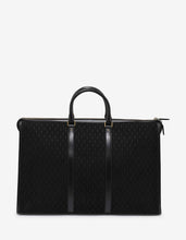 Load image into Gallery viewer, Black Monogram Suede 48-Hour Duffle Bag
