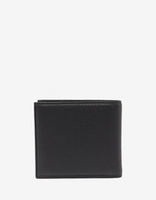 Load image into Gallery viewer, Black Grain Leather Billfold Wallet