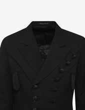 Load image into Gallery viewer, Black Double Peak Blazer