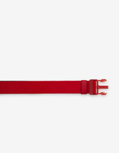 Load image into Gallery viewer, Loubiclic Red Nylon Logo Jacquard Belt -
