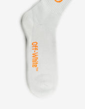 Load image into Gallery viewer, Light Grey Diagonals Mid Length Socks

