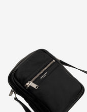 Load image into Gallery viewer, Black Leather Brad Pouch

