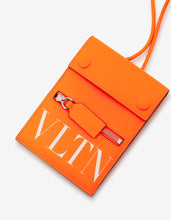 Load image into Gallery viewer, Neon Orange VLTN Neck Pouch
