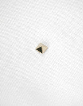 Load image into Gallery viewer, White Polo T-Shirt with Rockstud -
